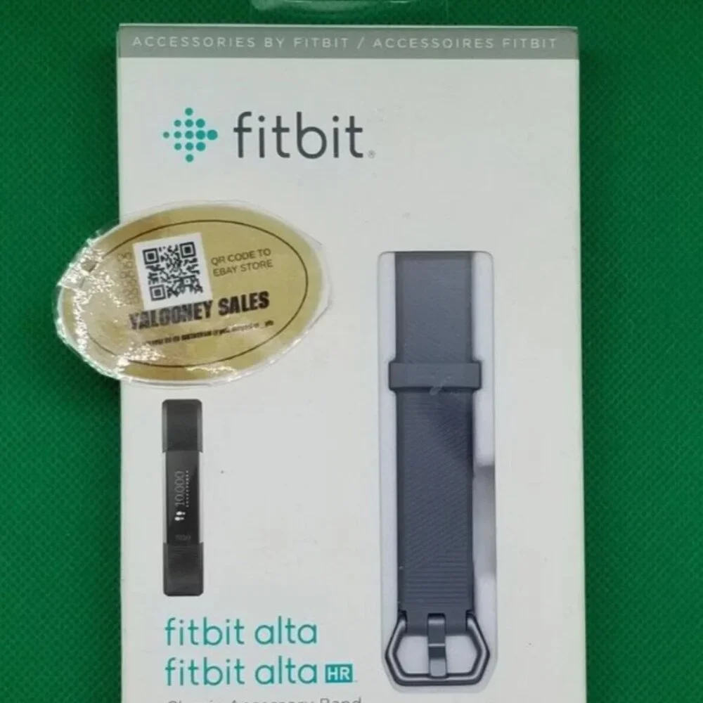 New Fitbit Classic‎ Accessory Band for Alta/Alta HR, Grey, Small NIB
